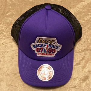 Mitchell & Ness Los Angeles Lakers 87 88 Back To Back Champions Snapback